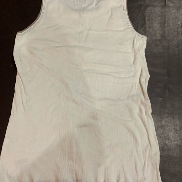 White Vintage long Guess tank top 2000 - Picture 4 of 4